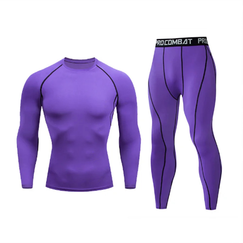 Compression Long Pant - Completo a compressione da uomo: maglietta